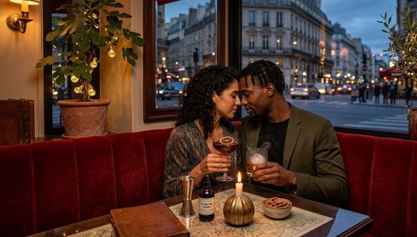 Des cocktails raffinés pour une soirée romantique à Paris