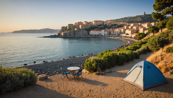 Collioure : camping avec vue mer dans un cadre idyllique
