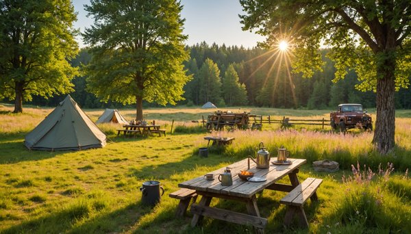 Séjourner dans le lot : cap sur le camping en pleine campagne